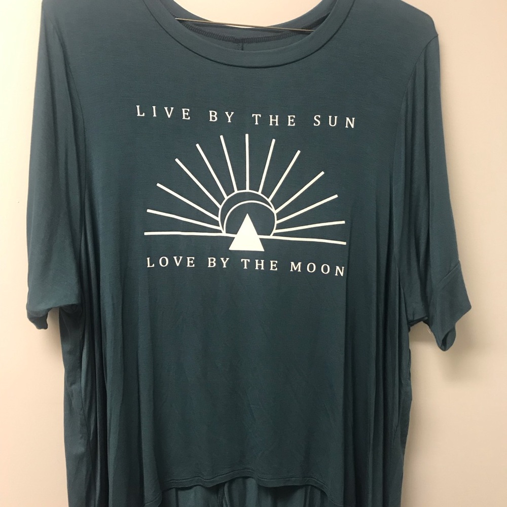Dark teal graphic tee!